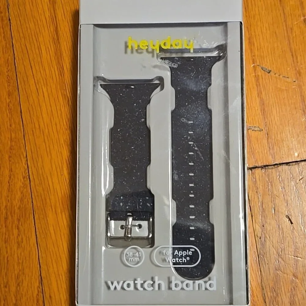 Apple Watch Silicone Band 38/40/41mm - heyday Black Speckle
